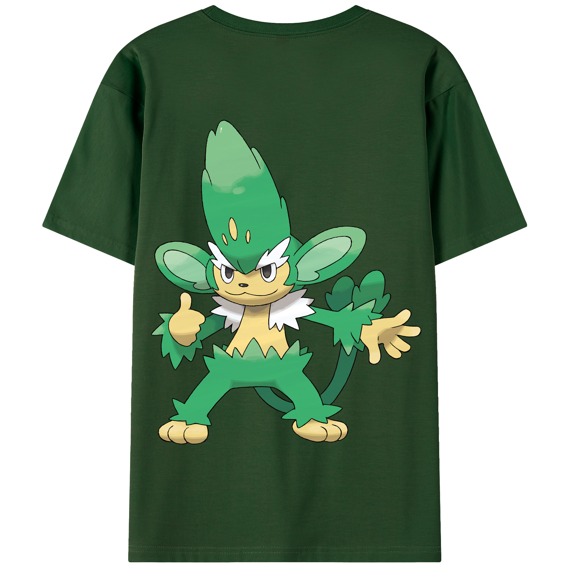 （画像用） ポケットモンスター Pokémon 綿100％半袖Tシャツ（背面プリント）